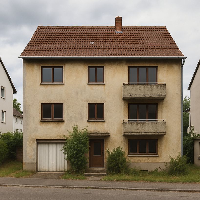 Vorher: Bestandsgebäude